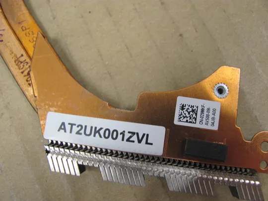 699-58 термотрубка охолодження AT2UK001ZVL 029MKF для Dell Latitude 5410  5411 5400 5401 оригінал Продаж