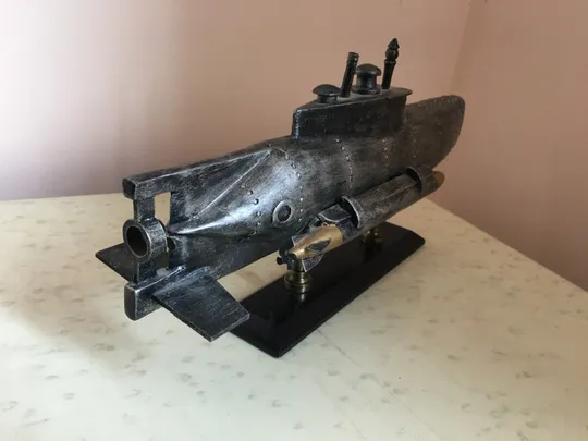 Макет підводного човна Іспанії XIX століття винахідника ISAAC PERAL Продаж