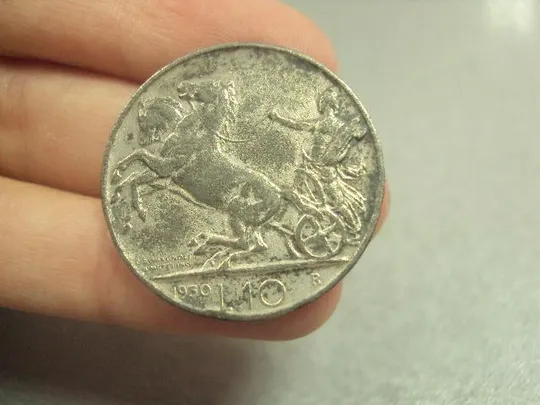 монета 10 лир 1930 италия копия №7783 Продаж
