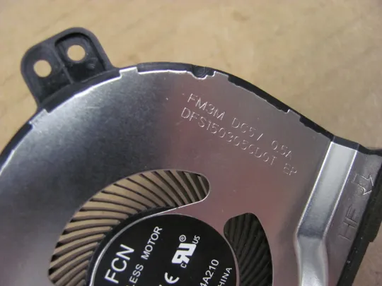 865-11 Вентилятор (кулер, FAN) DFS150305CD0T  для  Toshiba Dynabook Portege Tecra X40-G A40-G X40 X40-E X40-D оригінал З аукціону