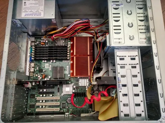 Купити 8 ядерный компьютер Supermicro X7DCL-3 + 2x процессра Xeon X5460 + 24Gb DDR2 + видеокарта