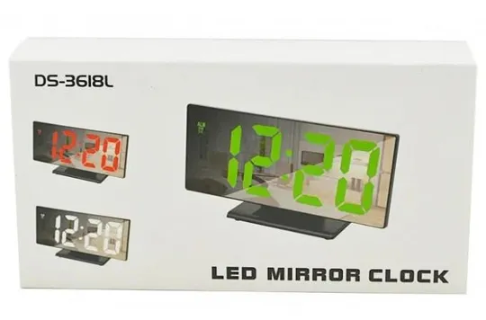 Часы 3618LP зеленые c проектором (дропшиппинг) Ціна