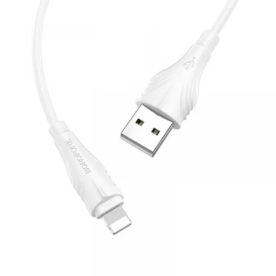 Дата кабель Borofone BX18 Optimal USB to Lightning (2m) З аукціону