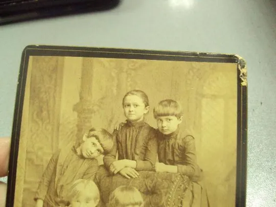 фотография  семейный портрет одесса горельникова 1910 10.5x16.5 №6504 З аукціону