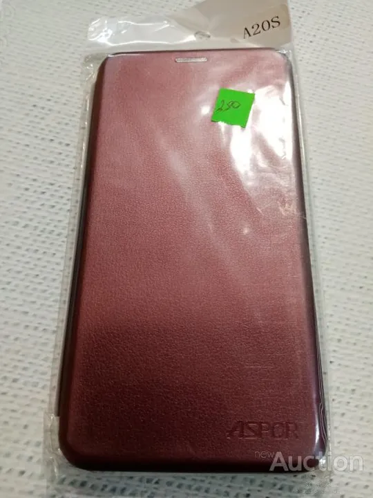 Чехол книжка aspor для Samsung A20s бордовый Ціна
