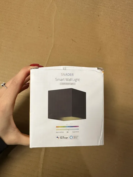 Світлодіодний настінний світильник у формі куба snader smart wall light (9) Ціна