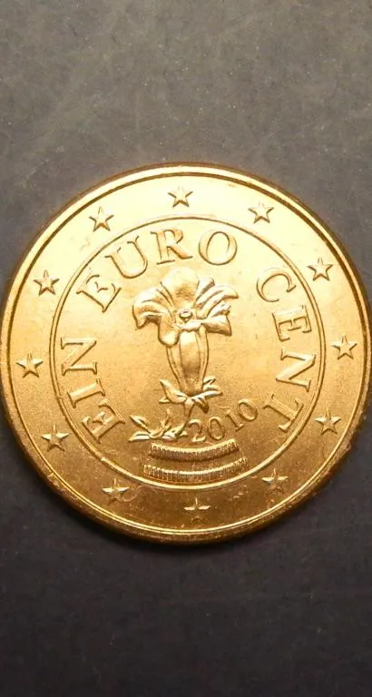 1 євроцент 2010 Австрія UNC Ціна