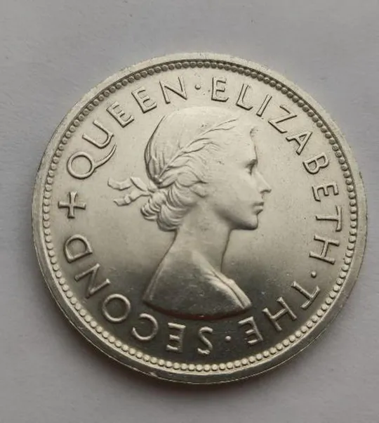 Монета Крона серебро Южной Родезии. 1953 г., 100-летие - Сесила Родса UNC .CR362 З аукціону