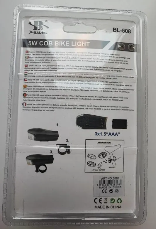 Ліхтар для велосипеда bl-508 Продаж