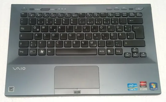 Верхня частина корпуса (палмрест) з ноутбука SONY Vaio PCG-41214M VPCSB 024-0023-8024-A 9Z.N6BLF.001 Ціна