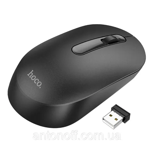 Бездротова мишка Hoco GM14 Wireless Mouse 2.4G Чорний З аукціону