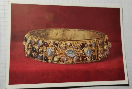 Старая открытка Корона императ.Священной Римской империи Кунигунды Люксембургской, коронация bt754 Ціна