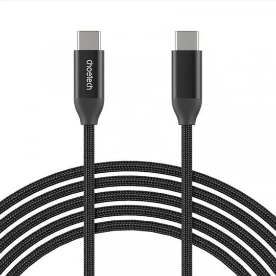 Кабель Choetech USB Type-C - USB Type-C (M/M), 1 м, Black (XCC-1035) Ціна