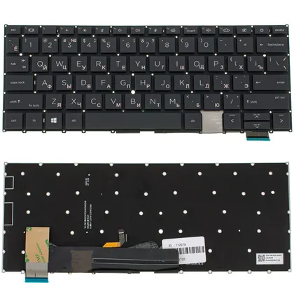фото, Клавіатура для ноутбука HP (EliteBook X360: 1030 G8) rus, black, без фрейму
