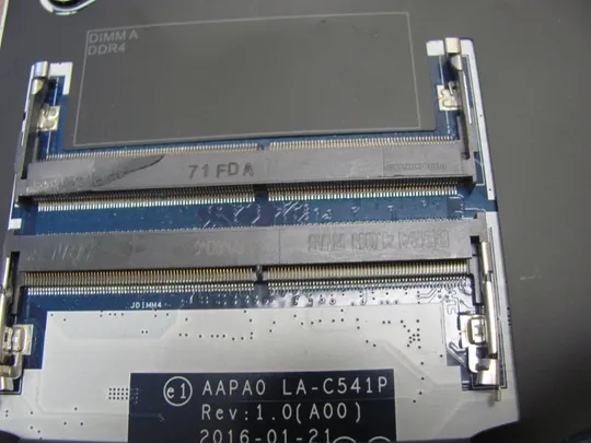 номер0985-3 материнська плата Mainboard Материнка Основна плата Системна плата Плата системи Laptop motherboard мамка ноутбучна плата SR2FU i7-6820HQ AAPA0 LA-C541P для Dell Precision 7510 P53F оригінал в Україні