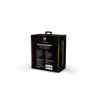 Наушники Vinga HSCU-100 Gaming LED Black (HSCU-100) Недорого