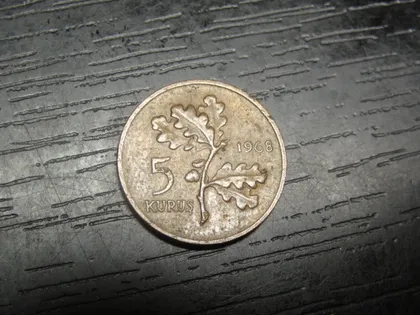 фото, 5 курушів Туреччина 1968