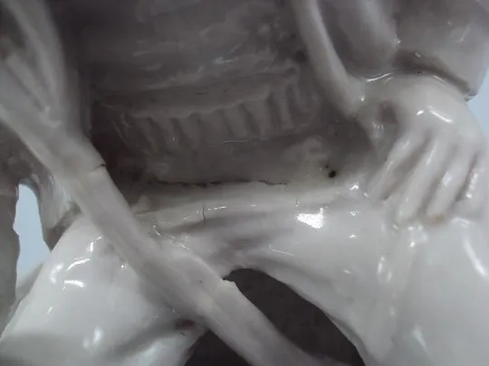 Фигура фарфор статуэтка Вербилки охотник с собакой и ружьем охота мужчина высота 19,5 см №14505 Де купити