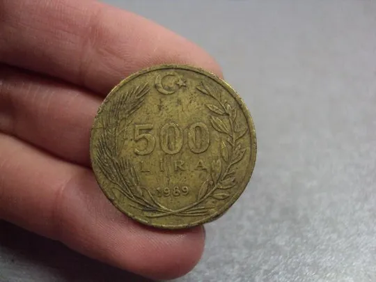 Купити монета турция 500 лир 1989 №9358