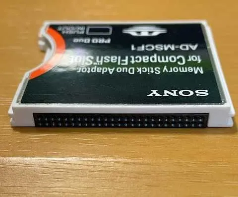 Адаптер SONY AD-MSCF1 для карты памяти Duo к CF, MS для SLR камеры Ціна