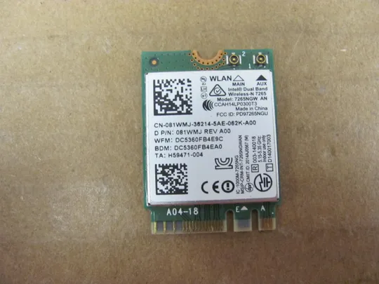 839-5 WI-FI модуль  081WMJ   для Dell Latitude 3450 3550  оригінал Ціна