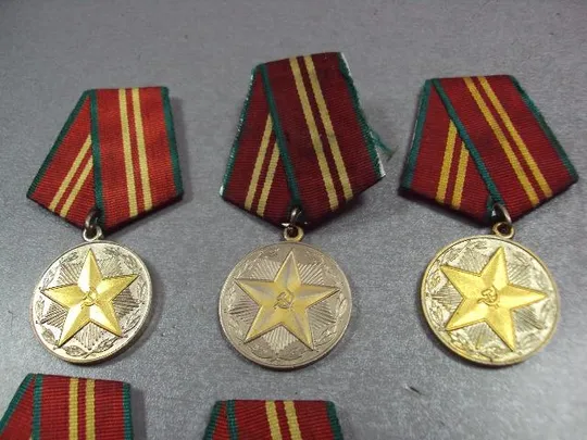 знак медаль за 15 безупречной службы вооруженные силы вс ссср лот 6 шт №3864 З аукціону