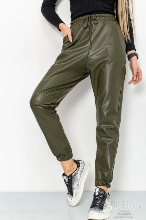 Купити Лосины женские на флисе, цвет хаки, 164R150