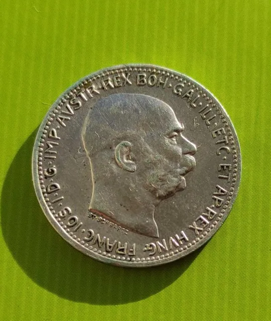 Монета 1 корона 1914 года серебро Австро-Венгрия ,император Франц-Иосиф ks935 Ціна