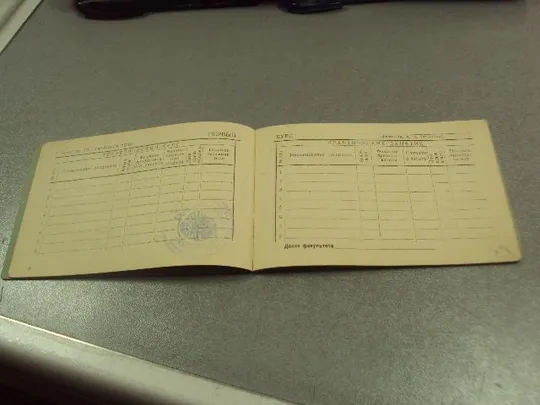 зачетная книжка харьковский горный институт 1951 №14572м Інтернет-аукціон