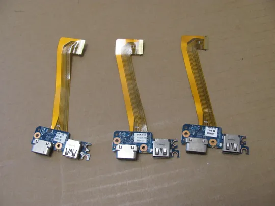 номер1005-3 плата VGA USB 6050A2854101 6050A2835701  6050A2898001 зі шлейфом 6035B0128401 для HP Elitebook 850 G3  850 G4 оригінал З аукціону