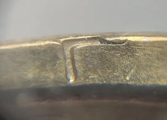 (1891да) Набір 1 гривня 2014 викрошки у 'Г' слова 'ГРИВНЯ' на гурті - 3 монети одним лотом (1 гривна 2014 брак) Продаж