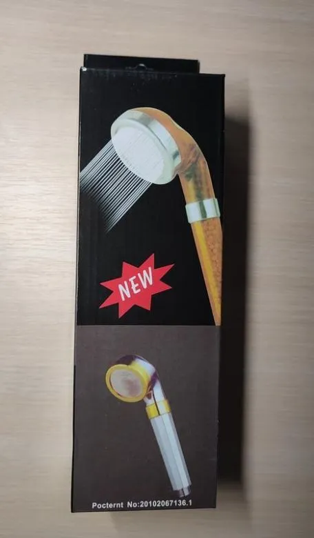 Економна прозора лійка для душу з мінералами, фільтром Ціна