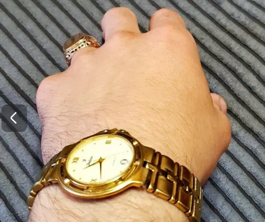 ☝️Часы 'Falcon' в позолоте на корпусе 'Swiss' рабочие! Торговий майданчик