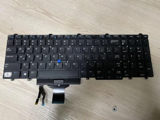0125 Клавиатура для ноутбука DELL E5550, E5570, E5580 подсветка Ціна