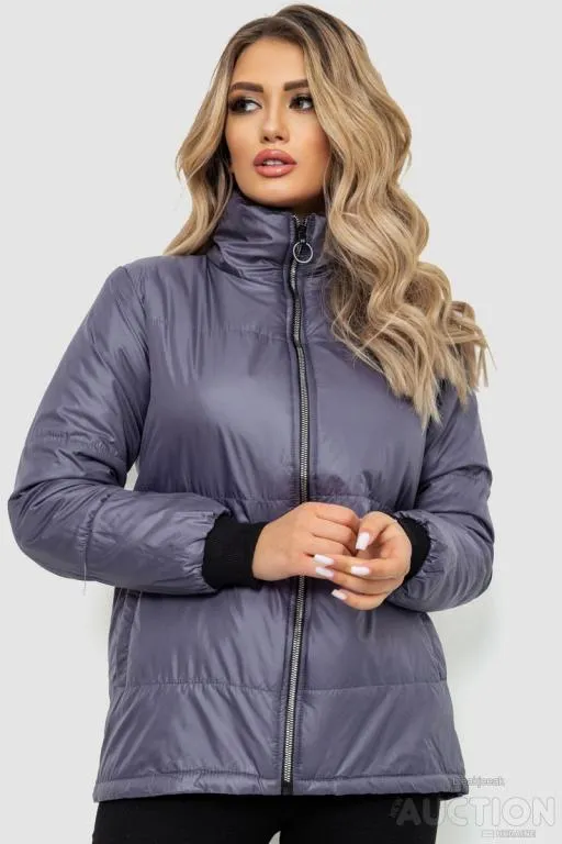 Куртка женская демисезонная, цвет темно-сиреневый, 244R1505 Ціна