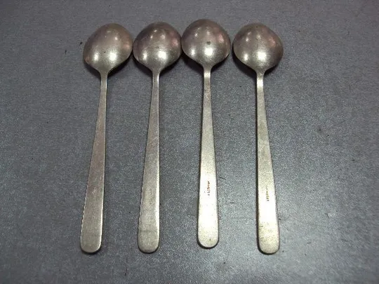 Ложки чайные кофейные ложечки ссср длина 13 см лот 4 шт №11314 З аукціону