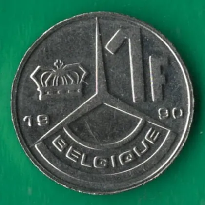 фото, 1 франк 1990 року Belgique [М]