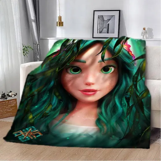 Плед 3D Лесная Мавка 2807_A 13016 160х200 см Ціна