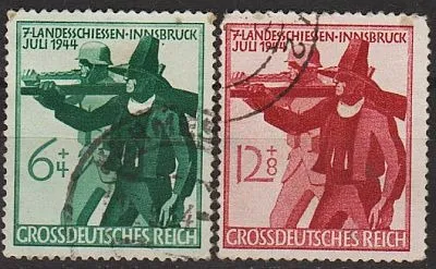 фото, 1944 - Рейх - Тірольські стрільці Mi.897-98  _2,20 €  _гаш