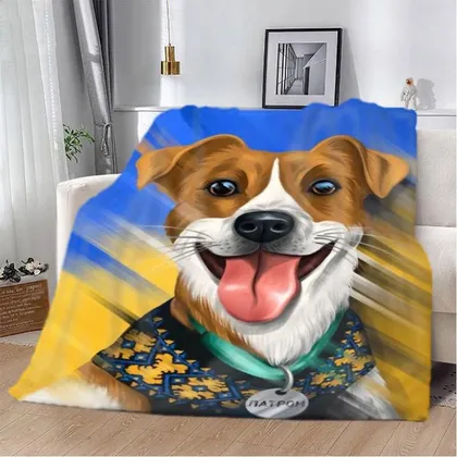 фото, Плед 3D "Щасливий Пес Патрон" 2770_B 12905 135х160 см