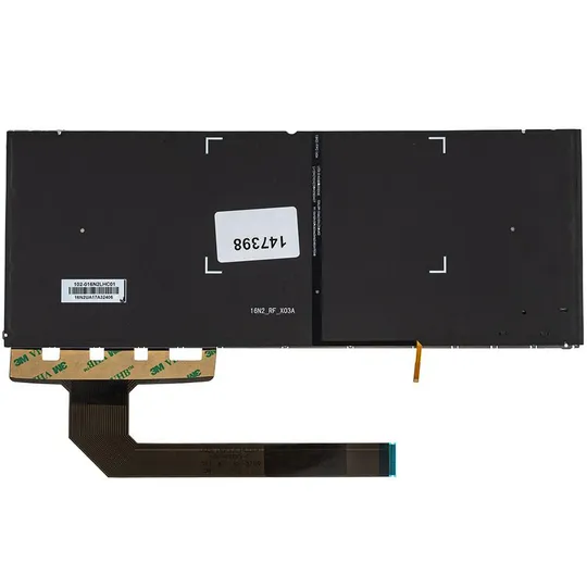 Клавіатура для ноутбука ASUS (UX370 series) ukr, gray, без фрейма, підсвічування клавіш (ОРИГИНАЛ) Ціна