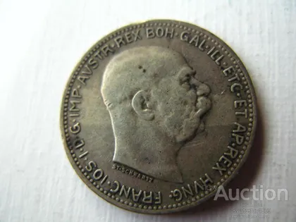 фото, 1 крона 1914 года [АВСТРИЯ]