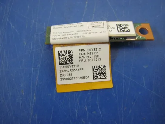 №236-10 модуль Bluetooth 60Y3199 60Y3213 для LENOVO T510 SL410 SL510 Tablet X201 T400 W700 оригінал Де купити