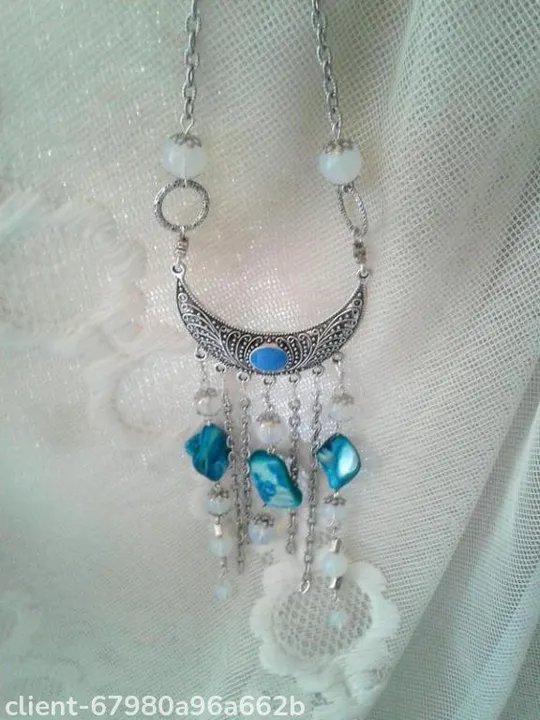 Підвіска з перламутру та ніжного місячного каменю Продаж