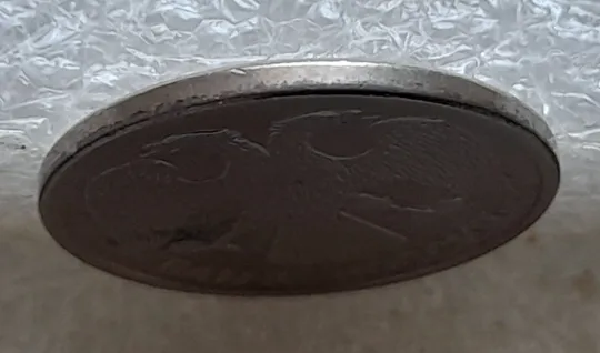 (979) 10 рублей РФ 1993 ЛМД здвоєння елементів зображення + царапини штемпеля на реверсі (зминання сминание брак) Недорого