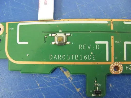 номер0009-1 Кнопки тачпада DAR03TB16D2 09WDWH для DELL N7110 VOSTRO 3750 додаткова плата Клавіші тачпаду кнопки кліку кнопки touchpad Touchpad Mouse Button Board Touchpad Button оригінал Інтернет-аукціон