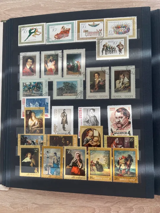 Велика колекція марок СРСР 1950-1990рр.— чисті, блоки, серії, понад 500 шт Характеристики