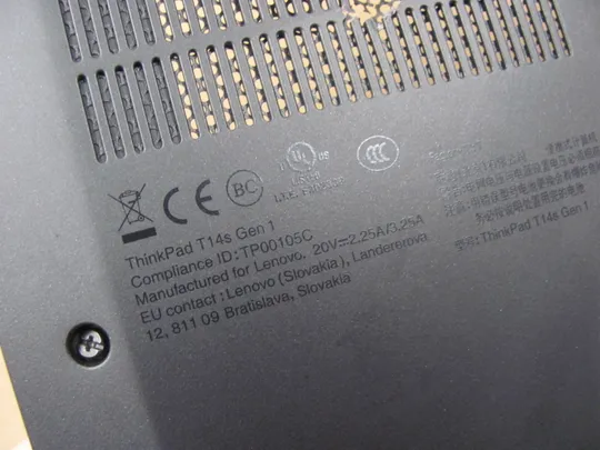 354-19 Кришка дно піддон корпуса для LENOVO ThinkPad T14S Gen 1  оригінал Недорого