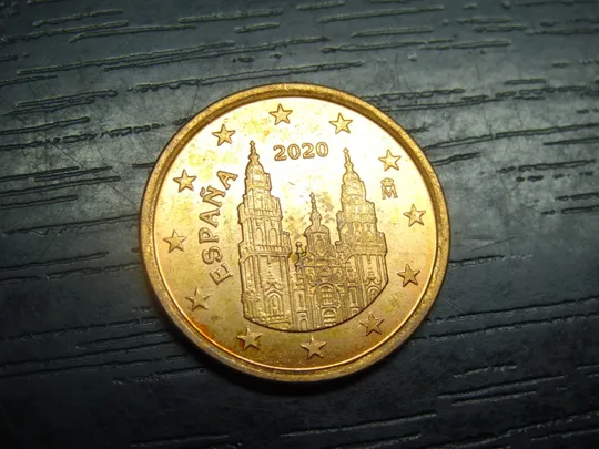 5 євроцентів 2020 Іспанія Ціна