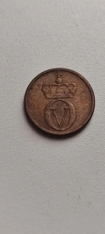 Монета Норвегии 1966 года - Белочка 1 оре rk627 Продаж